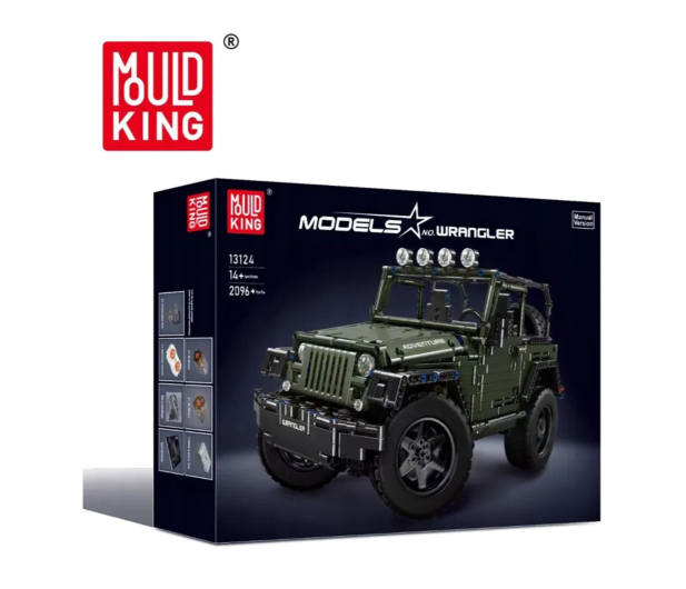 Mould King Klocki konstrukcyjne Wrangler czarny 2096 el. zestaw 13124 - 1551543 - zdjęcie 2